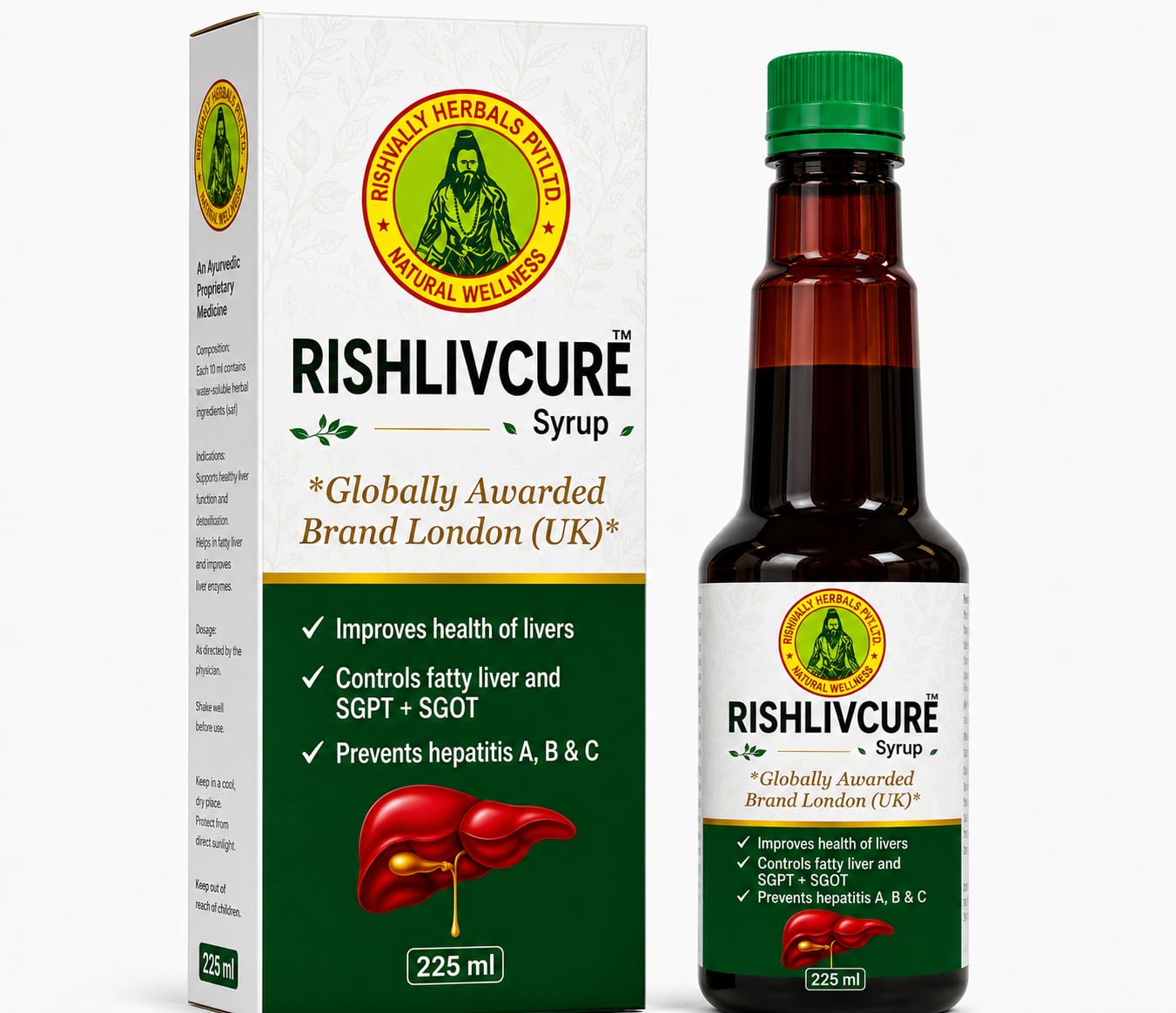 Rishivally Herbals Rishlivcure Syrup